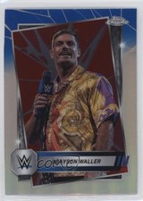 2025 Topps Chrome WWE Red & Blue Refractor Grayson Waller #13 19c6