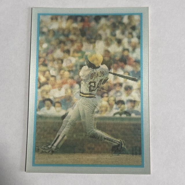 1986 Sportflics Rookies #13 Barry Bonds Pittsburgh Pirates