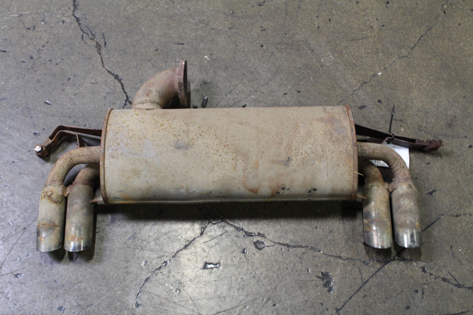 Ferrari 308, Muffler, Rusted, Fire Dmg, Used, P/N 113251