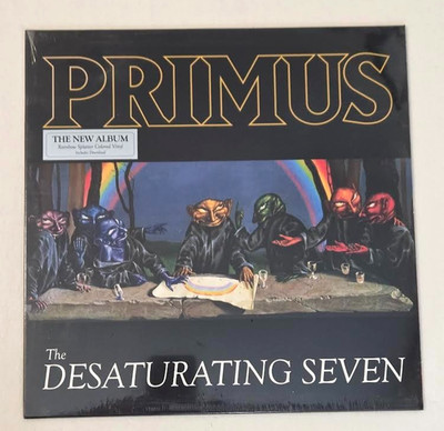 The Desaturating Seven by PRIMUS - RAINBOW SPLATTER COLORED VINYL  SEALED NEW