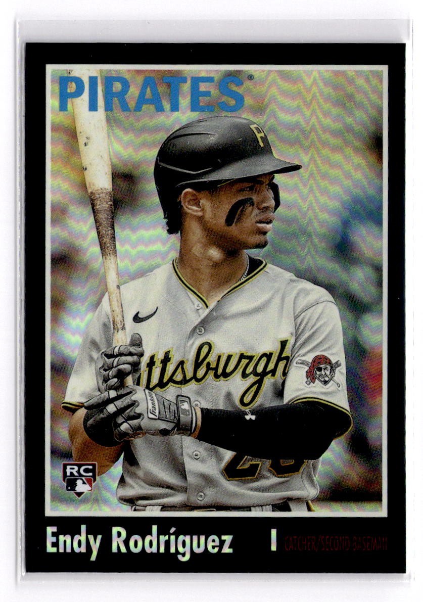 2024 Topps Archives - 1970 Topps Endy Rodriguez #151 Black Foilboard (RC)