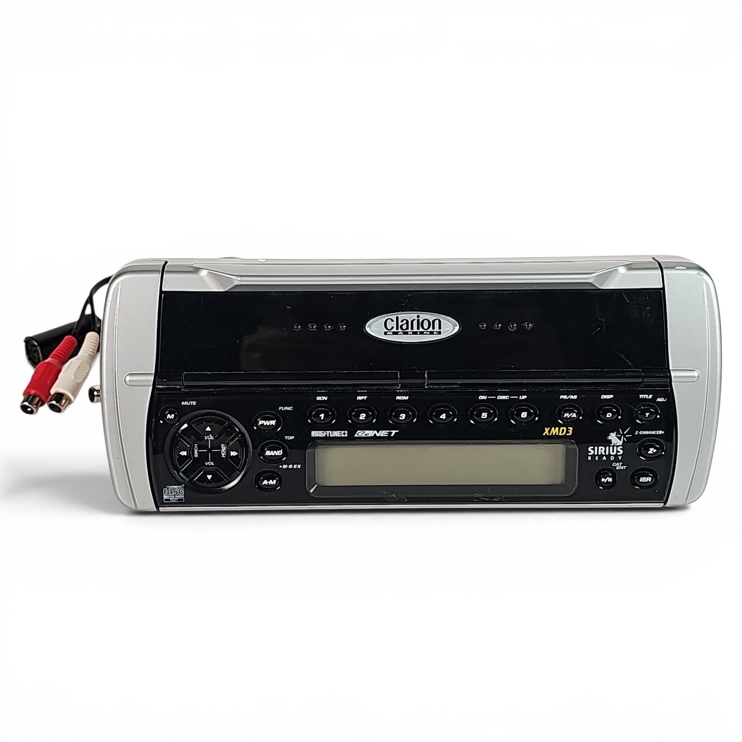 Clarion XMD3 Marine CD MP3 WMA Sirius Ready Receiver Radio Tested Works