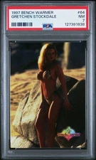 1997 BENCH WARMER #64 GRETCHEN STOCKDALE PSA 7