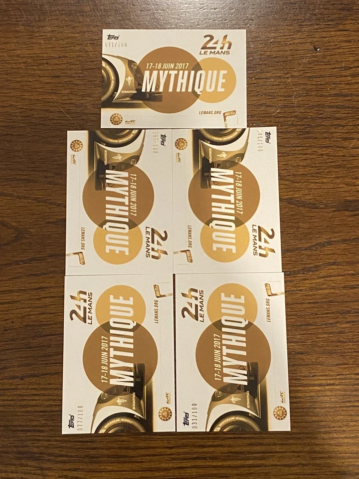 2023 Topps 2017 24H of Le Mans Poster Art #72 Gold Parallel /100 - Image 3 of 3