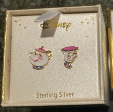 BEAUTY  THE BEAST Mrs Potts  Chip Teapot  Cup Stud Earrings  Disney Fan Gift