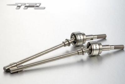 TFL 1/10 Scale RC Car DIY SCX10 Crawler Metal Front CVD Drive Shaft Upgraded