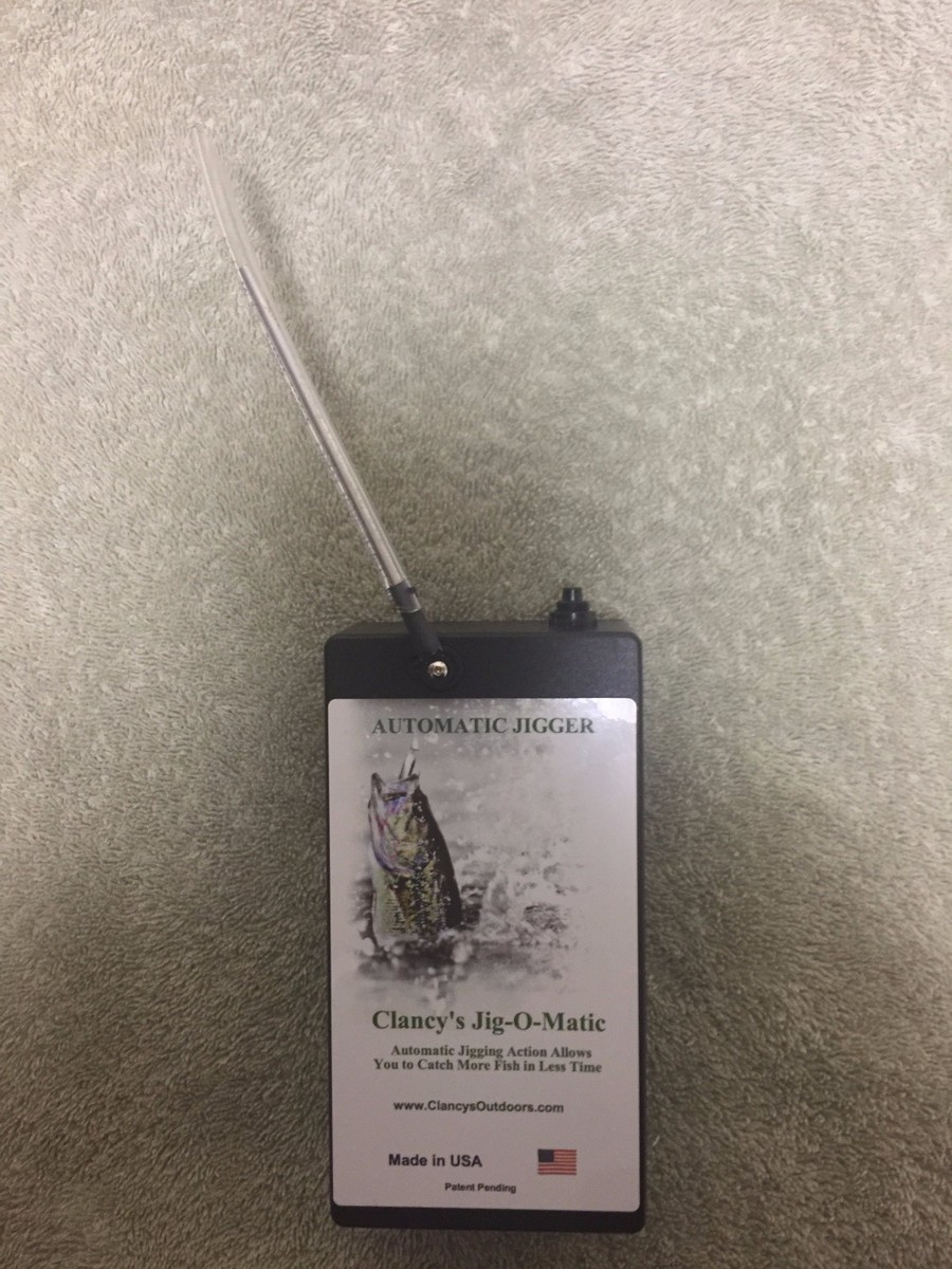 New Clancy's Jig-O-Matic AUTO JIGGER ICE FISHING Jig Fish Lure Battery  Operated