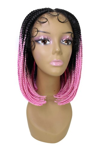 LUXLUXE Tiara gerade 12 Zoll lang 4X4 handgebundene Spitze geflochtene Perücke, BLB-0140 - Bild 120 von 128