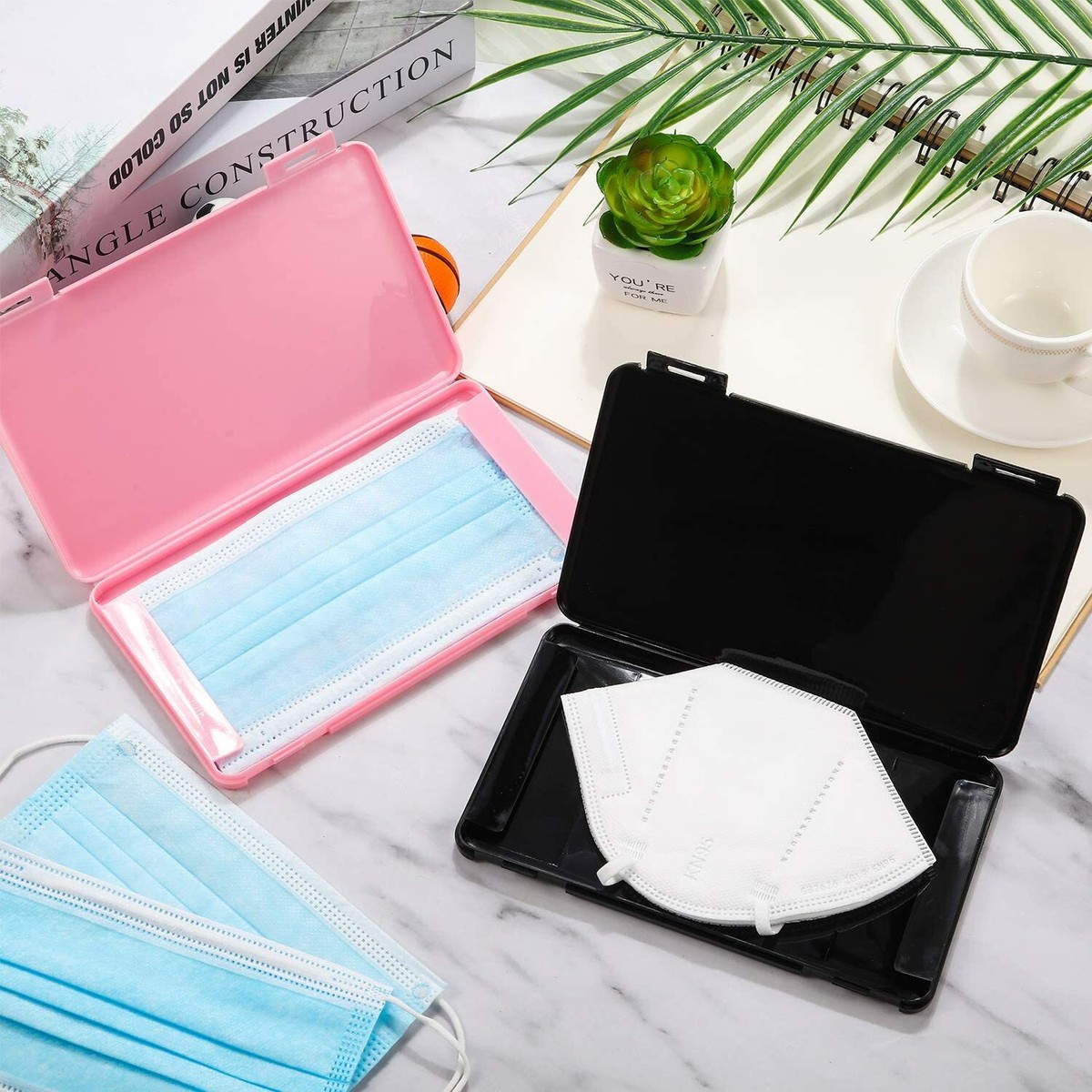 Trasparente Porta Mascherina Da Borsetta Mini Borsa Termica Per