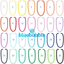 bluebubble BUBBLEGUM BEAD Necklace 27 Colours Funky Candy Ball Boho Retro 80s90s