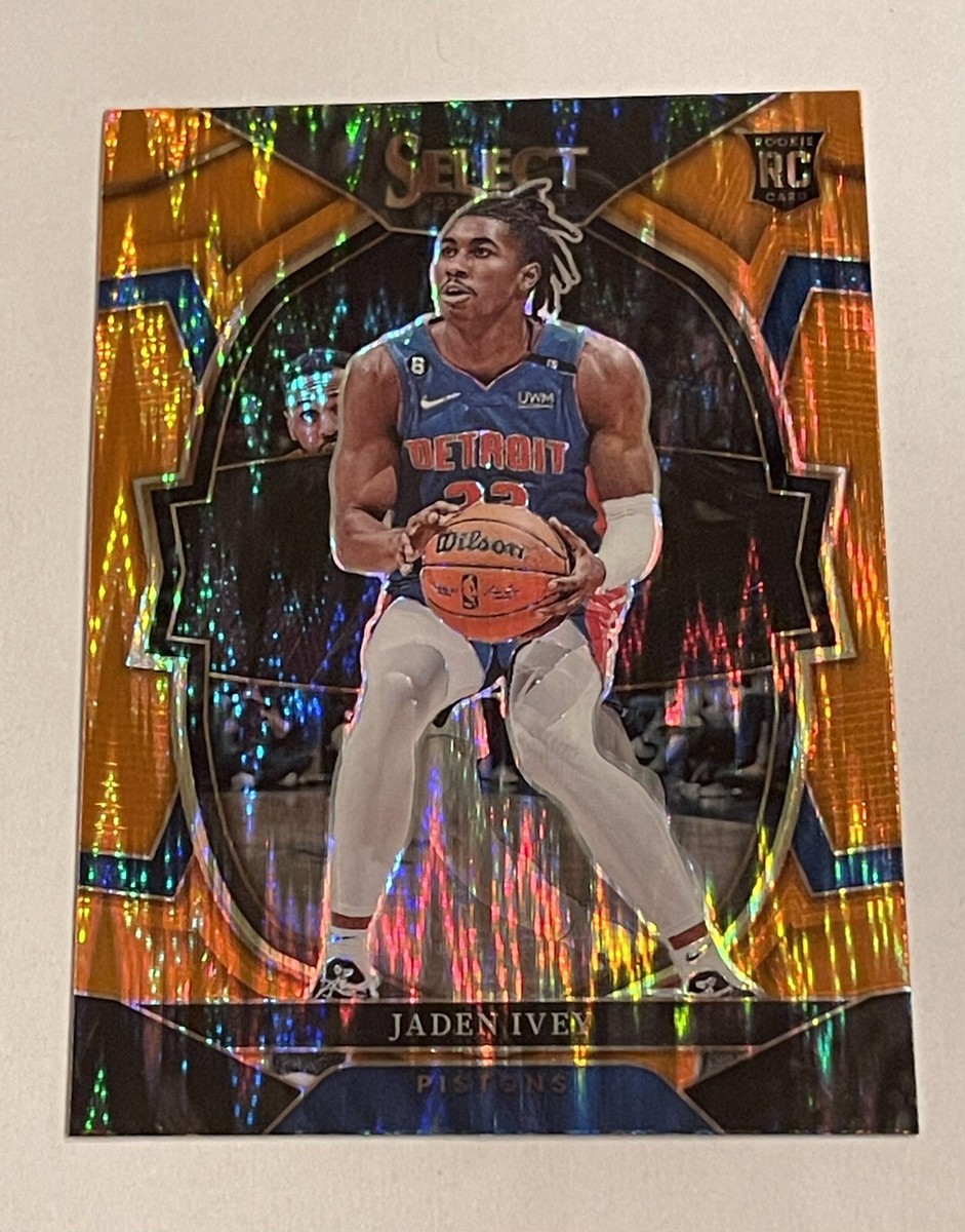 2022-23 Panini Select Jaden Ivey Concourse Orange Flash Prizm RC - Main Image
