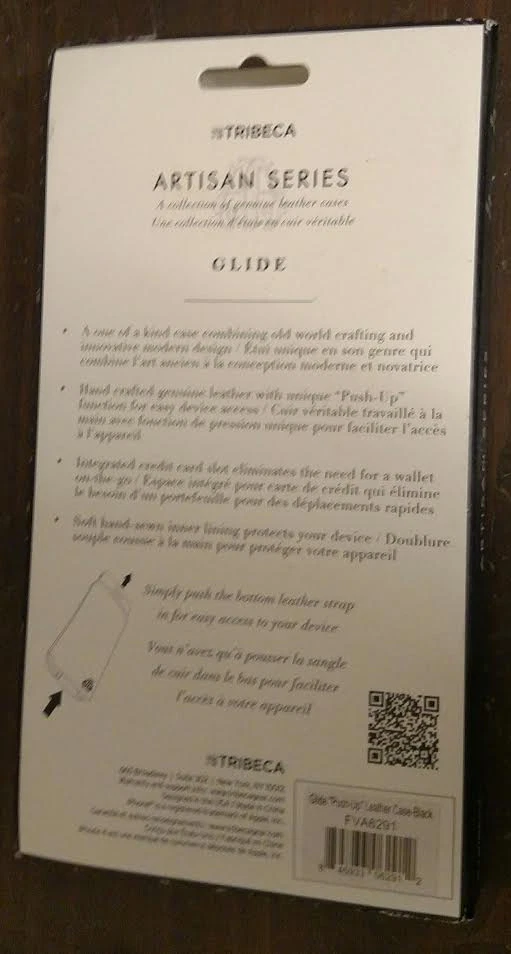 NUEVO EN CAJA Funda Deslizante Artesanal de Cuero Negro para iPhone 4 8GB 16GB 32GB 4S 16,32,64GB Foto 2 de 3