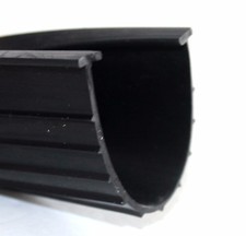 4" Wide Garage Door Premium Rubber Bottom Seal- 1/4" 'T' Style- Various Widths