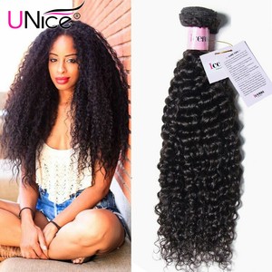 Unice 7a Brazilian Curly Human Hair Bundle 100g 100 Brazilian