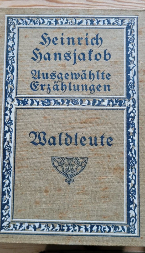 Heinrich Hansjakob, ausgewählte Erzählungen Band 1 - 5 - Bild 4 von 4