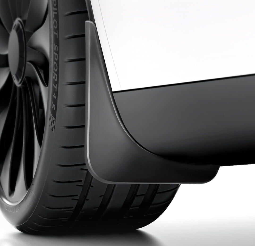 Tesla Model Y 2024-2020 All-Weather Mud Splash Guard Body Kits - Black Set of 4-image