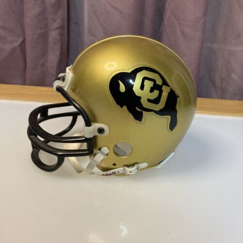 NCAA COLORADO BUFFALOES Riddell Mini College Football Helmet Deion Sanders - Picture 1 of 11