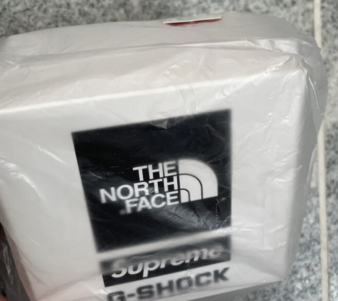 Supreme x The North Face G-Shock Watch Black Brand New FW22 From