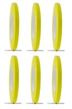 6 Roll Yellow Bag Sealing Poly Tape 3/8 inch x 180 yards Produce Free Shipping