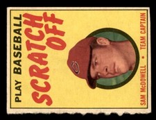 1971 Topps Scratch-Offs Baseball #14 Sam McDowell PR
