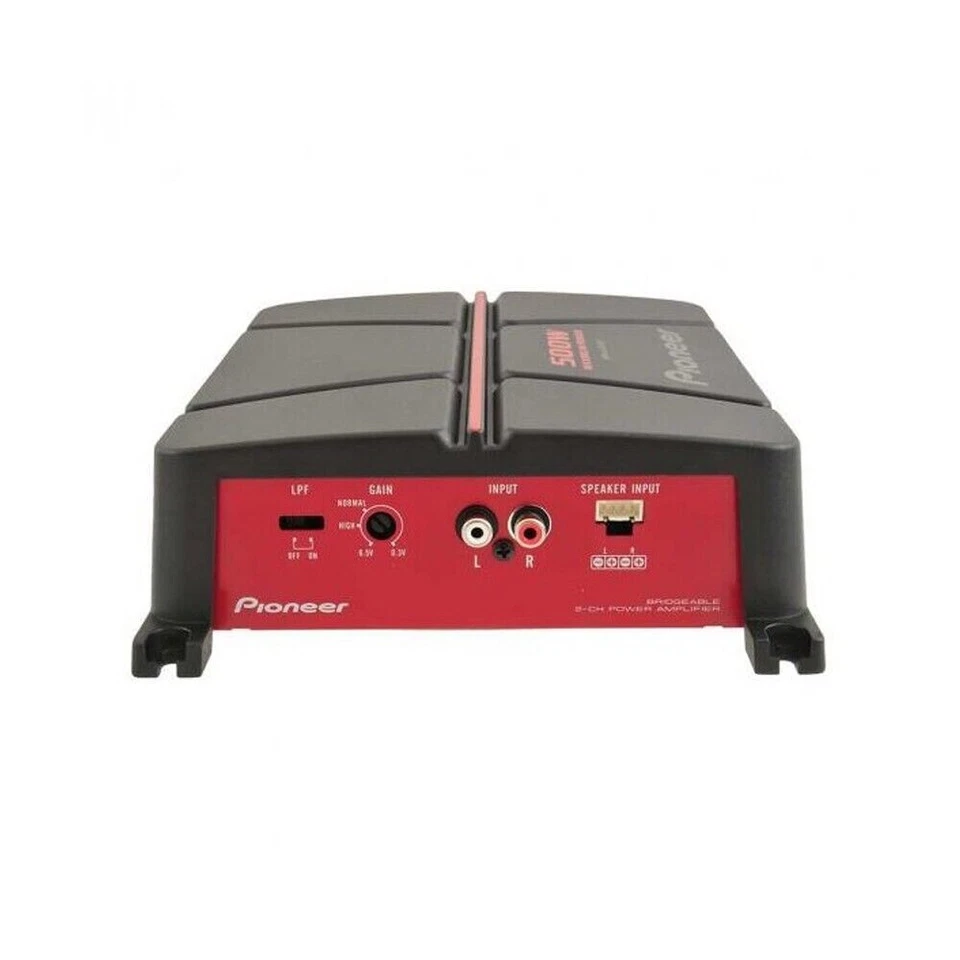 Pioneer GM-A3702 2 Channel Bridgeable Car Audio Amplifier 500Watts - Image 4 of 4