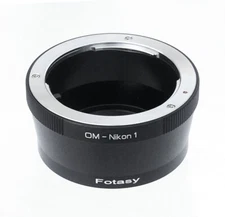 Olympus OM Mount lens to Nikon 1 V1 V2 J1 J2 J3 J4 J5 S3 AW1 Adapter Ring
