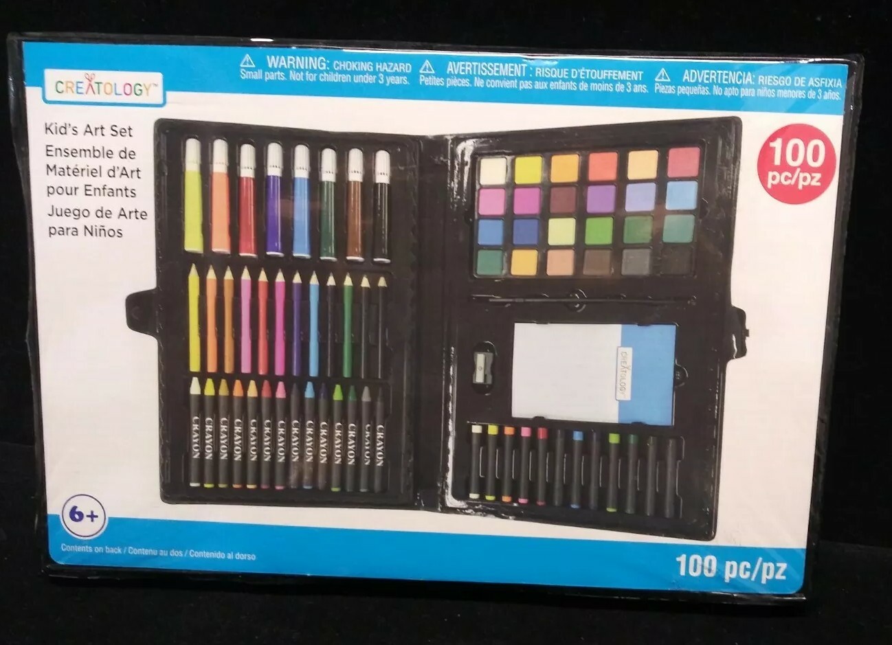 CREATOLOGY 2 Sets of 100 PC Colored Pencils, Crayons, Markers, Oil