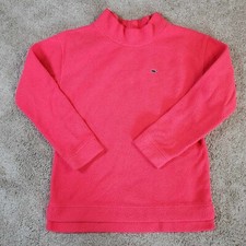 Vineyard Vines Pink Youth Long Sleeve Sherpa Pullover Fleece Girls Size XL 16 