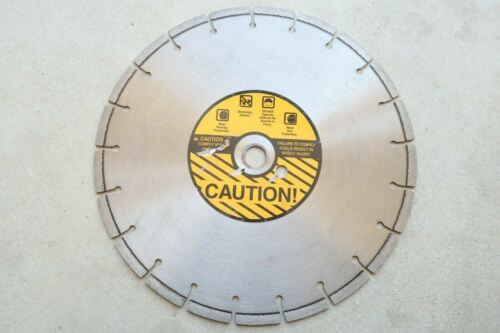 TARGET 12" x .110" x 1", 20mm Wet/Dry Cut Segmented Diamond Saw Blade USA - Picture 3 of 7