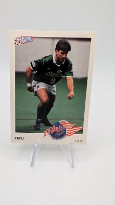 TATU, RARE 1991 ''SOCCER SHOTS'' CARD, SOCCER STAR ! AWESOME !