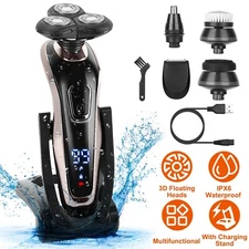 5 In 1 Electric Razor Shaver Rechargeable Head Beard Trimmer Shaver Men's Gift