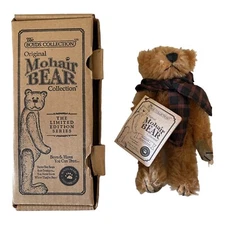 Boyds Bears Madison L Bearington Mohair Bear with Certificate in Original Box