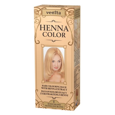 Venita Henna Haarbalsam mit Henna-Extrakt Sonniges Blond 75ml