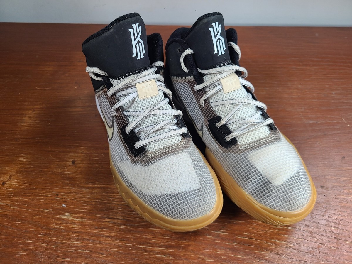 Nike Kyrie Fkytrap 4 Mens 7.5 Nike Kyrie Flytrap 4 Wolf Gray White Basketball Shoes 2021  main image 4