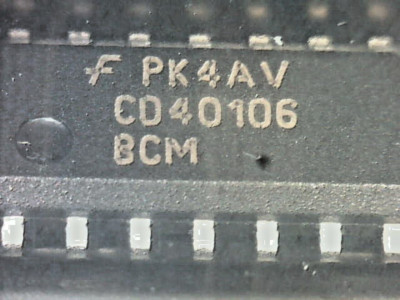   CD40106BCMX CMOS Hex Schmitt-Trigger Fairchild SMD SOIC-14