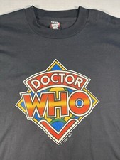 Vintage 1989 BBC Doctor Who T Shirt Single Stitch Screen Stars Best Made In USA