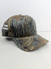 Vintage Mid Am Owens Corning Camo Hunting Trucker Hat Snapback Dad Cap