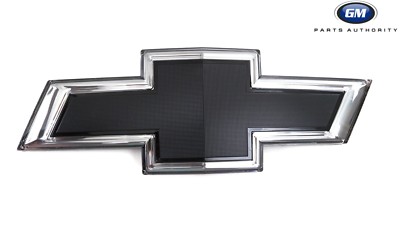 New 2019-2021 Silverado 1500 Bowtie Front Grille Black White - Foto 6
