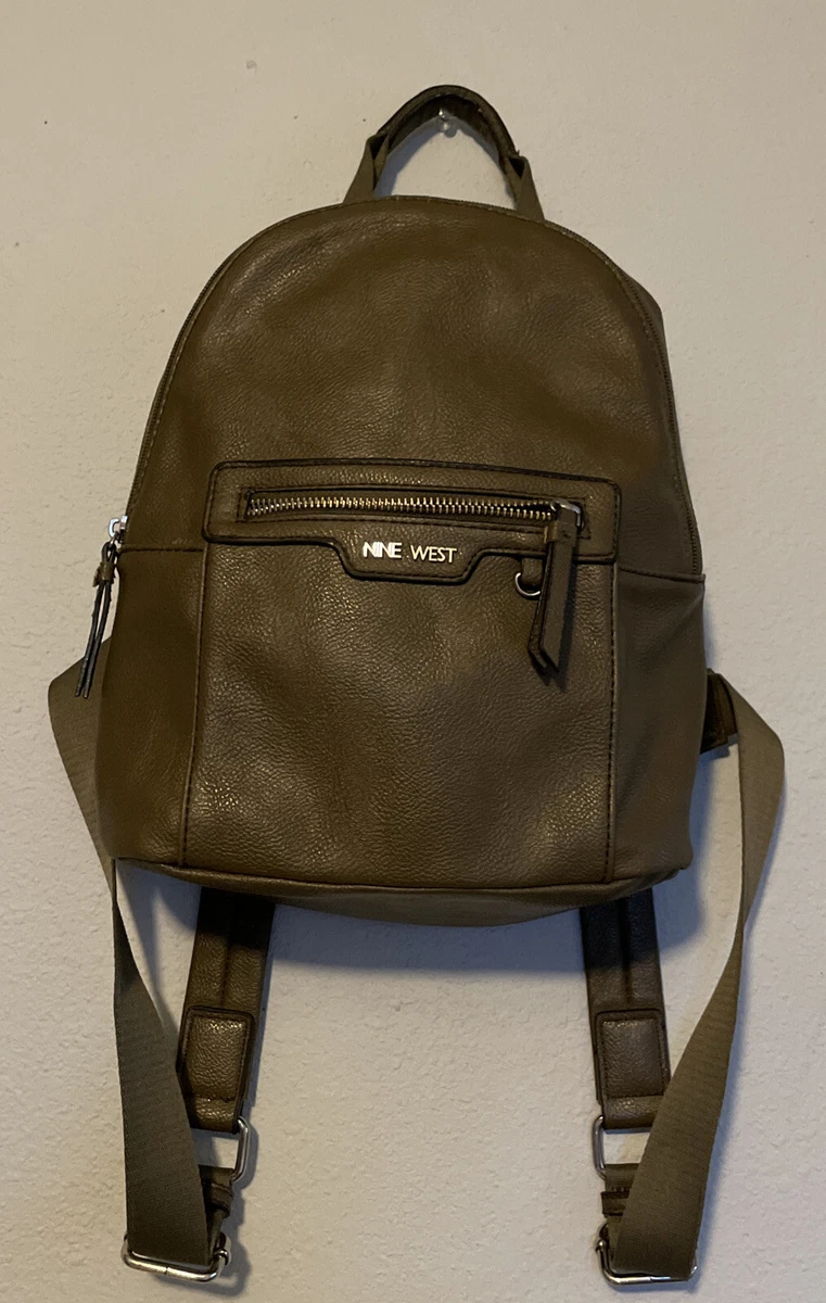 Amazon.com | Nine West Vander Medium Dome Backpack Cinder Logo One Size |  Backpacks