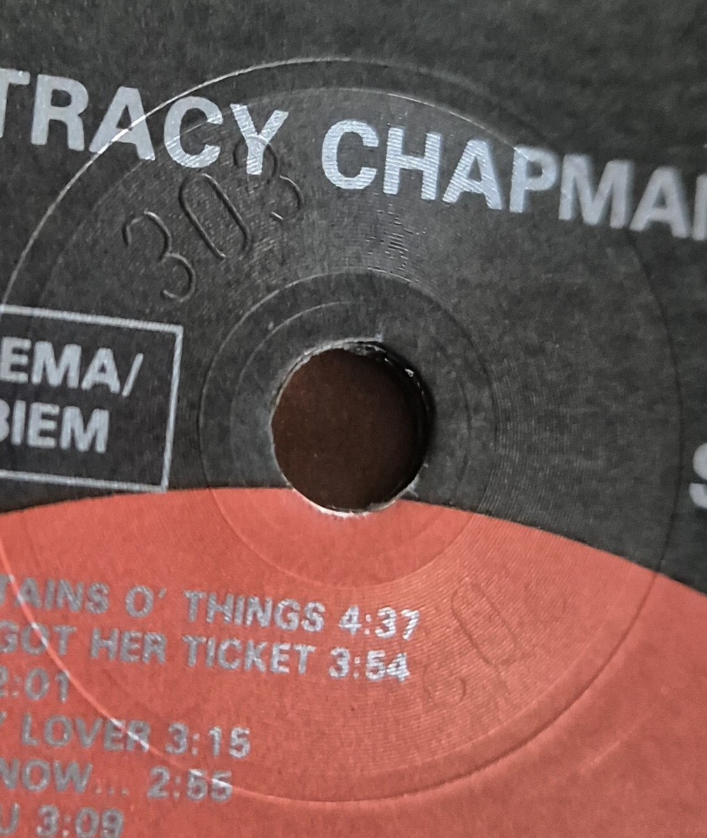 RARE Tracy Chapman LP Album Stereo Matte Sleeve Europe Numbered