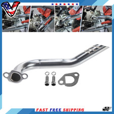 Silver Exhaust Pipe Header For Predator 212cc 224cc 196cc 5.5hp 6.5hp Go Kart