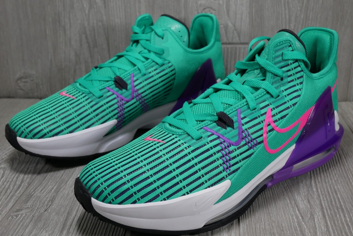 New Nike Lebron Witness 6 VI South Beach Emerald Shoes CZ4052-300