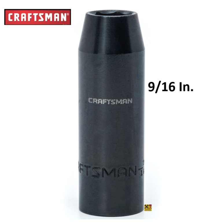 New Craftsman 1/2 Inch Drive Impact Deep Socket 6pt Metric M