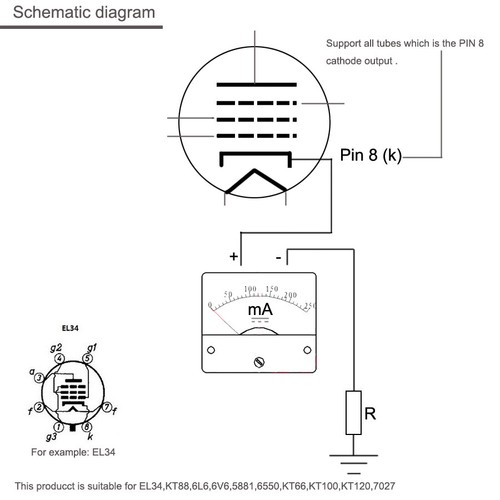 Presa Tester Sonda Corrente Bias Piastra Amplificatore Tubo 8 - Foto 7