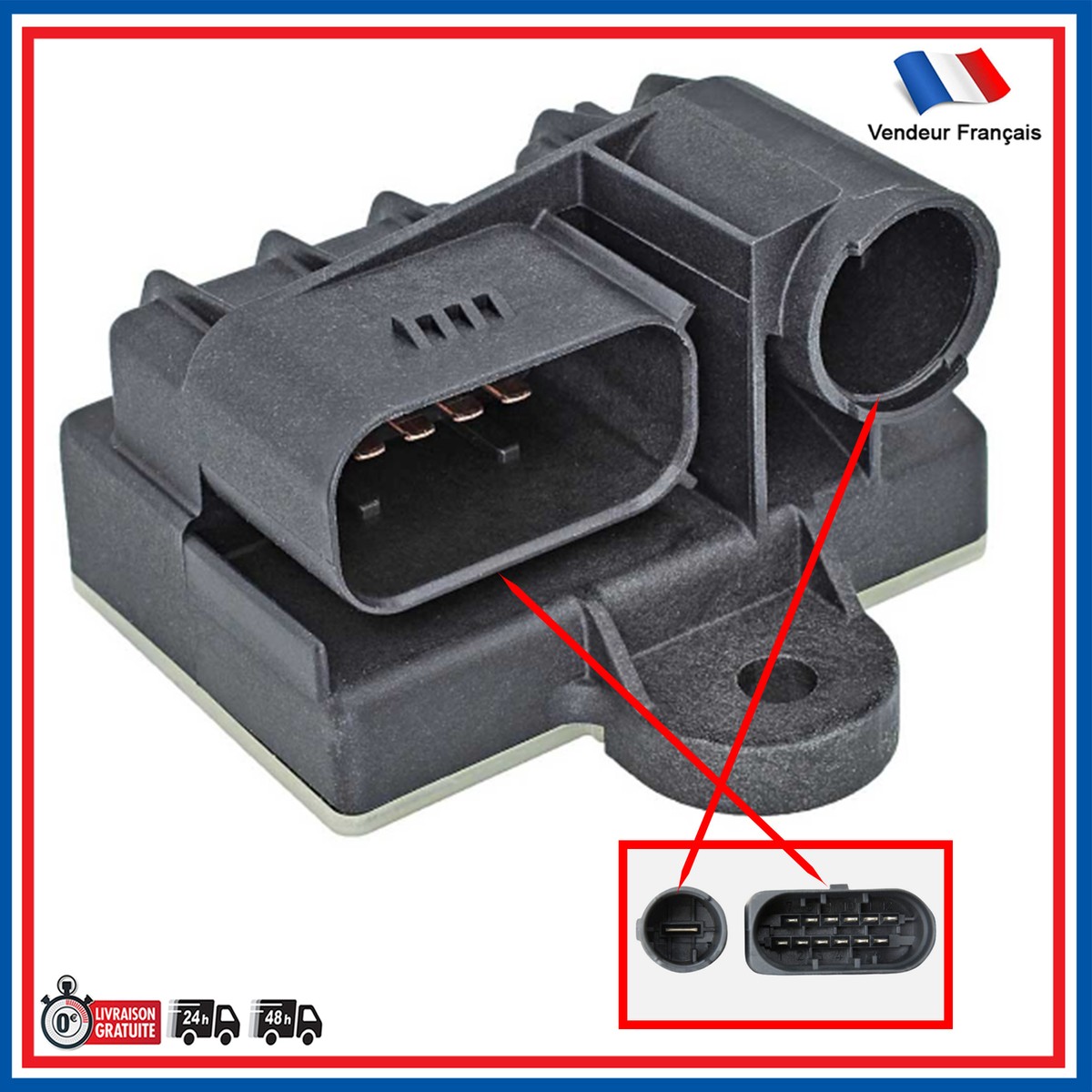 Relais De Préchauffage Pour Bougie Mercedes W204 W212 W906 OM651 - Réf. A6511501333 - Pièce D'occasion