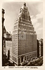 Paramount Theatre Building New York NYC NY RPPC Photo Postcard COPY