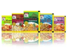 5 Packets ADABI Fried Rice Powder 17g Tom Yam/Kampung/Ikan Bilis/Cina/Ayam