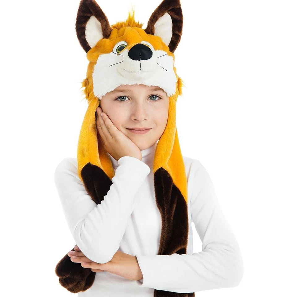 Foxy Fox Plush Headpiece Kids Costume Dress-Up Play Accessory - Image 4 of 4