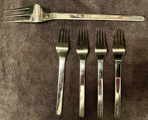 Christofle Recto Verso ステンレススチール 5 PC。 4 Plusエクストラ2のサービス - 画像6/21