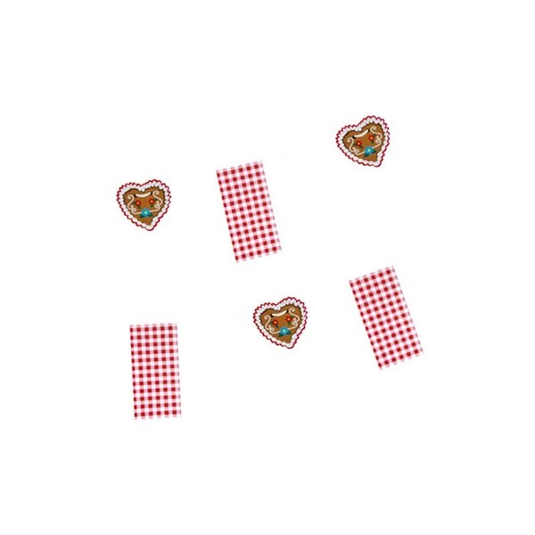 "Papstar Flaggenkette \"HüTtengaudi\", Rot / Weiß 1 Bis 60 Stk Spare Bis 64%"-image